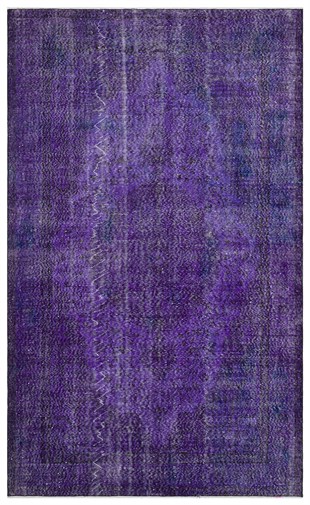 Pudra pembe renk vintage el dokuması halı 162x267
