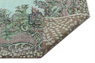 Natural Pattern Vintage Hand Weaving Carpet 164x287 cm