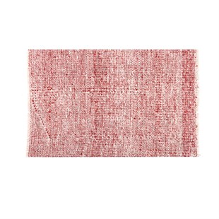 Red color hand weaving vintage mop 45x70