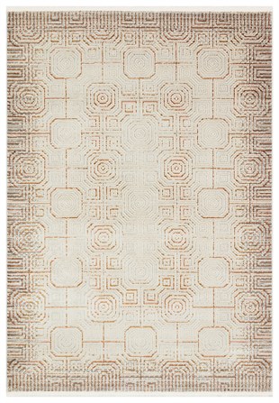 SAMPLE CARPET Esmod Beige and Tile Color Modren Pattern Hall Carpet -160x230