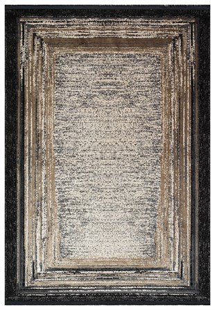 BLACK VIZON XW Pile Dustproof Washable Non-Slip Fine Woven Modern Carpet