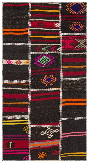 Anatolian vintage hand weaving rug-80x150