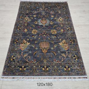 El Dokuma Afgan Halı Doğal Yün 120x180 cm
